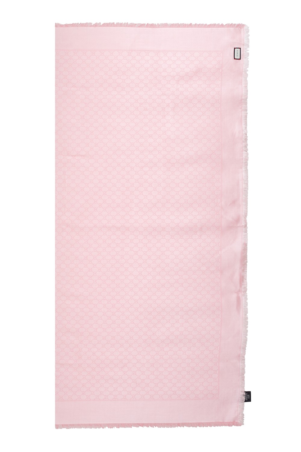shop GUCCI Saldi Stola: Gucci scialle rosa in lana e seta jacquard con motivo GG.
Dettaglio frange.
Dimensioni: 140cm x 140cm.
Composizione: 65% seta, 35% lana.
Made in Italy.. 406236 3G632-6800 number 5449878